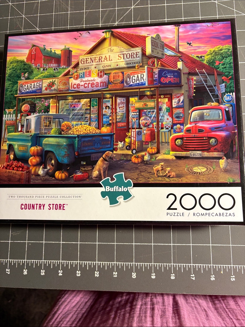 Buffalo 2000-Piece 'Country Store' Puzzle - Vibrant Multi-Color Artwork